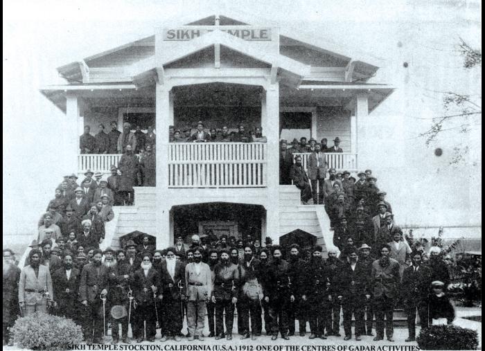 Sikh Temple Stockton (U.S.A.) 1912 : one of the centres of Gadar activities