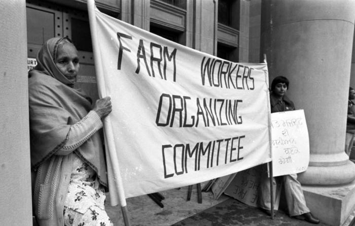 [Photo of Farm Workers’ Organizing Committee rally]