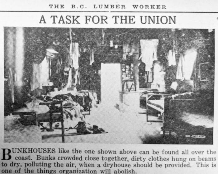 A task for the union, The B. C. Lumber Worker