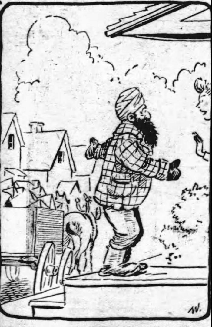 [Fraser Wilson illustration, Vancouver Sun, February 6, 1943, 35]