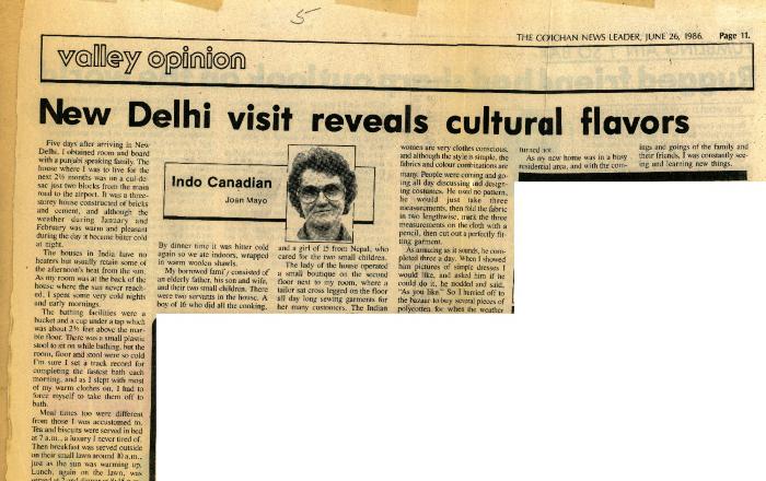 [New Delhi visit reveals cultural flavors]