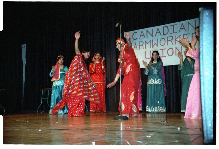 [Bhangra Giddha dancers at CFU Anniversary Celebration]