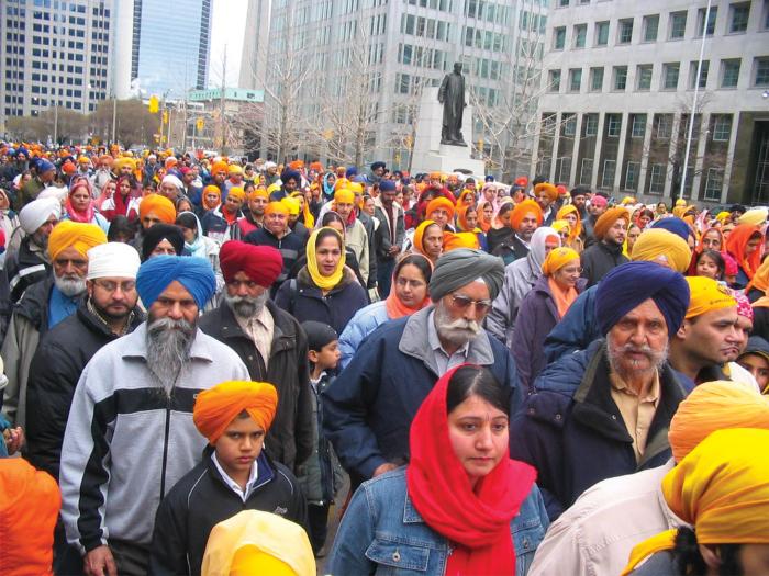 Sikh on the move