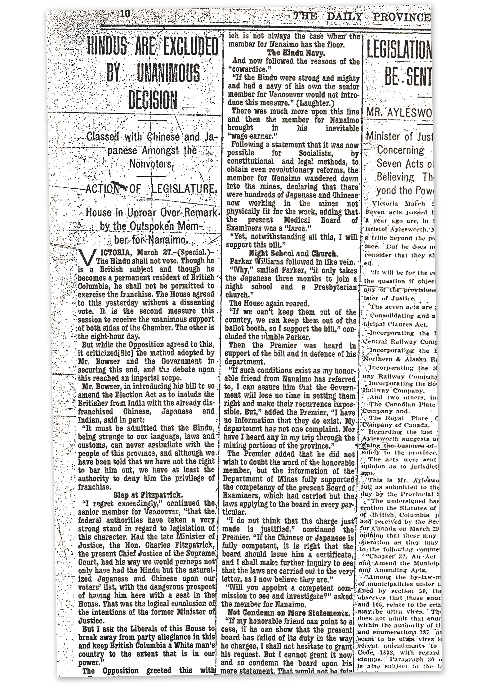 March 27, 1907 Newspaper