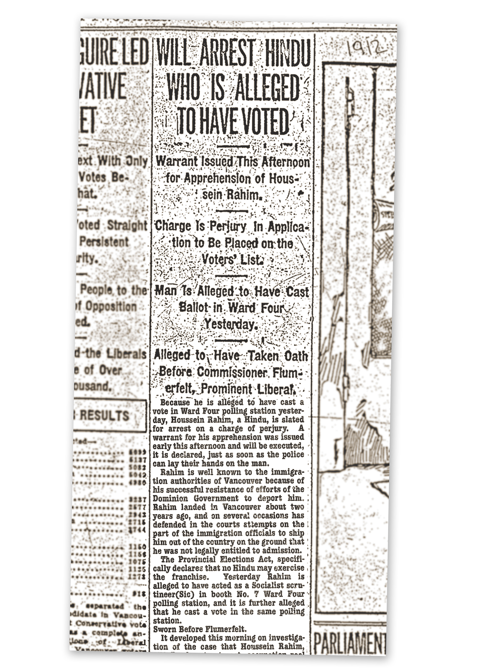 March 29, 1912 Newspaper