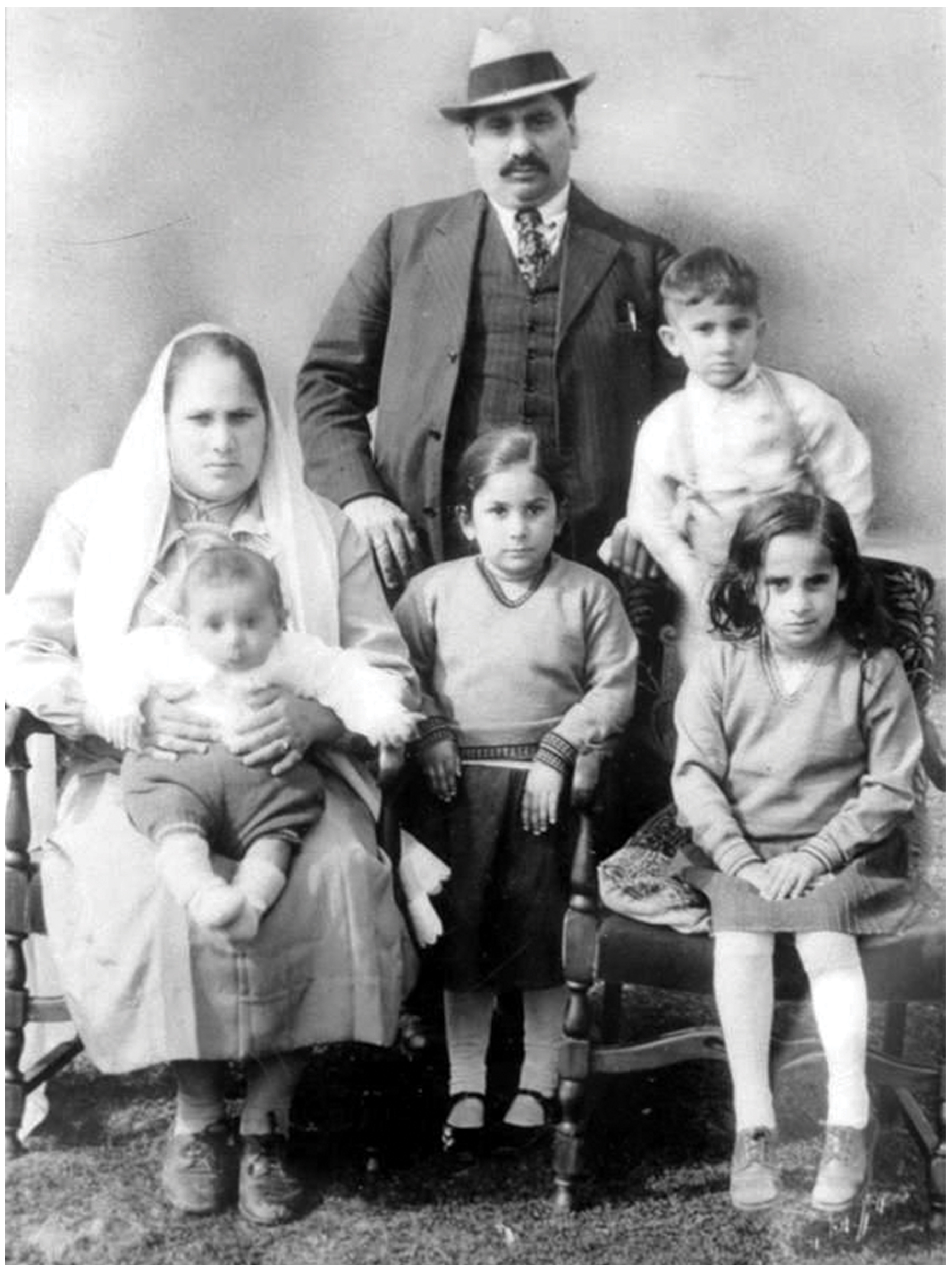 Mayo Singh Manhas & Family, Date unknown. Photo courtesy of the Mosaic of Forestry Memories.