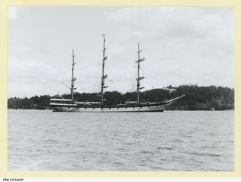 Ship carrying Indian indentured workers to British Caribbean