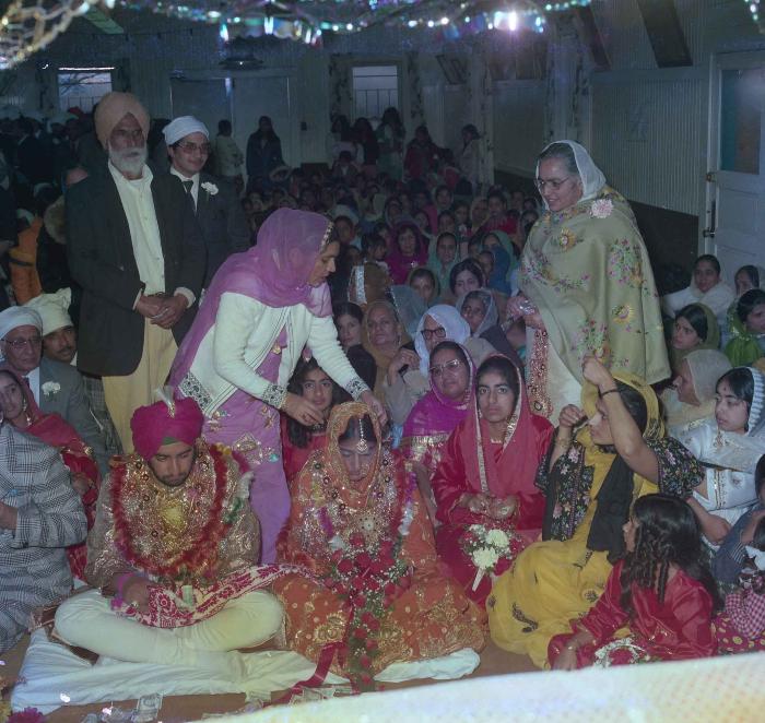 [Group photo of Balbinder Rakhra and Balwant Neger]