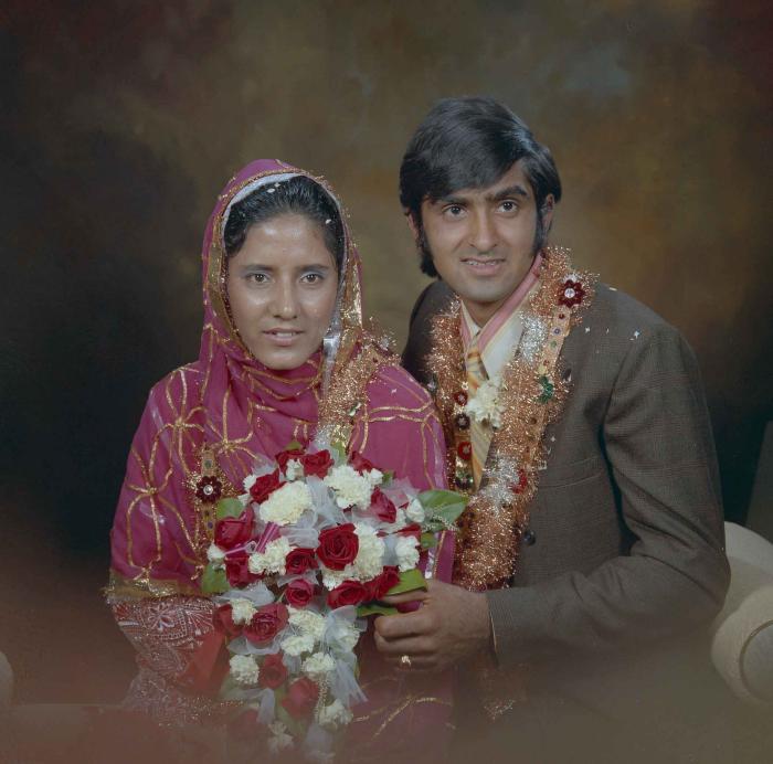 [Photo of Mohinder Singh Gill and Malkit Brar]