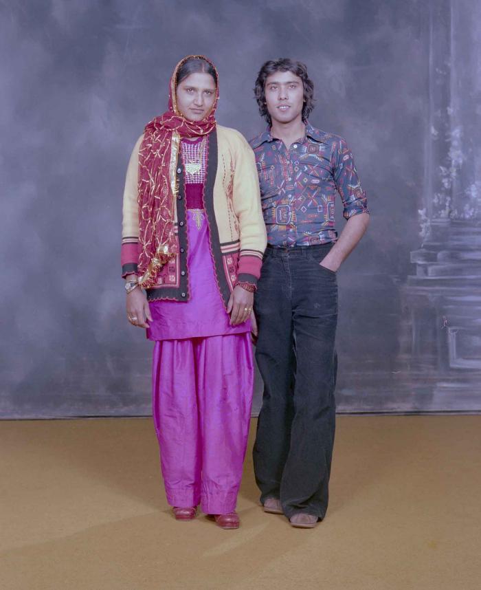 [Photo of Balbir Sidhu with an unidentified woman]