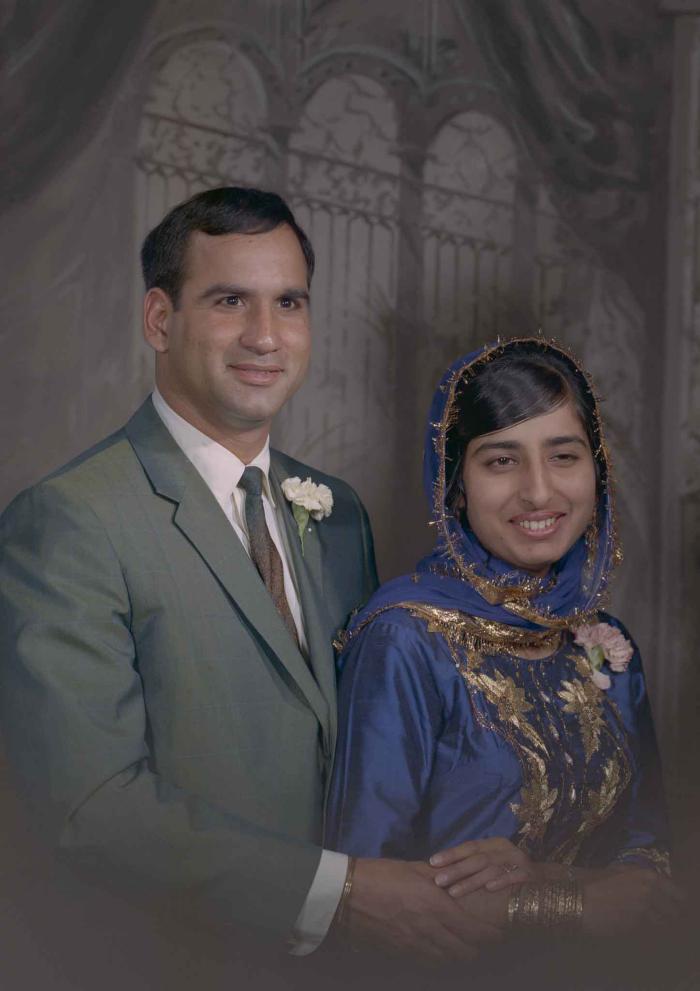 [Photo of unidentified couple]