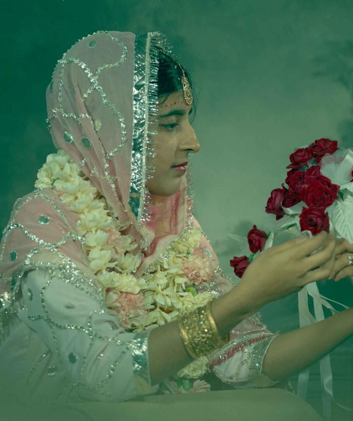 [Photo of an unidentified bride]