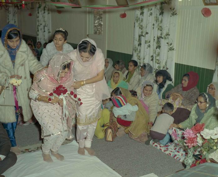 [Photo of an unidentified bride]