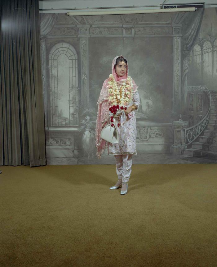 [Photo of an unidentified bride]