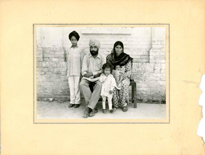 [Group photo of Mohinder Singh Atwal family]