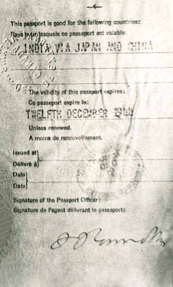 [Banta Singh's passport]