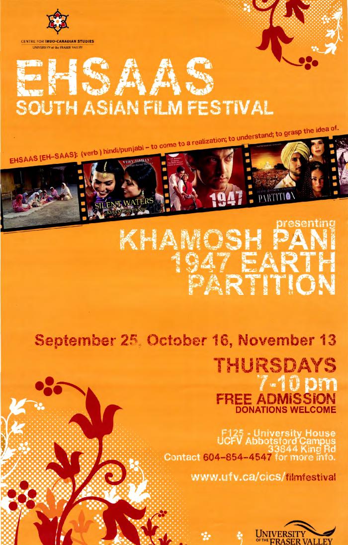 Ehsaass South Asian Film Festival [poster]