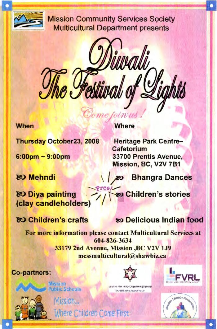 Diwali the festival of lights [poster]