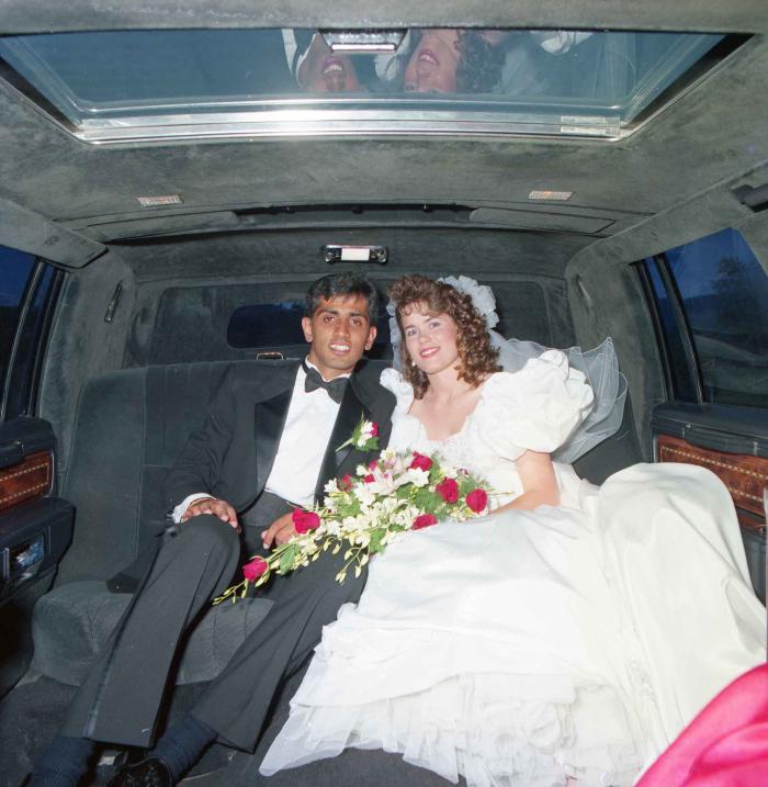 [Photo of Mal Gill and Leanne Neitch in the car]