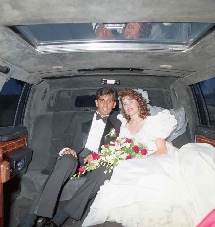 [Photo of Mal Gill and Leanne Neitch in the car]