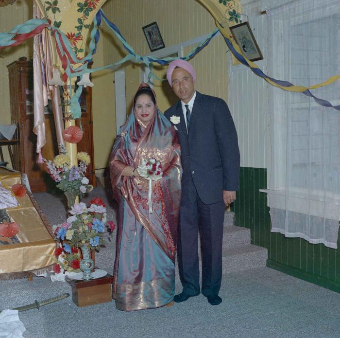 [Photo of Gurdev Singh and Sarjit Kaur]