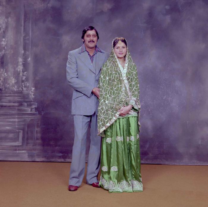 [Photo of Gurdale Singh Thandi with an unidentified woman]