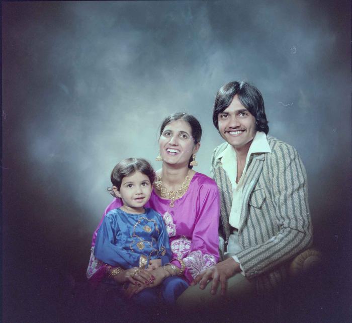 [Photo of an unidentified family]