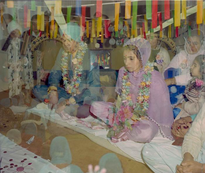 [Photo of Sukhdarshan Singh Gill with an unidentified bride]