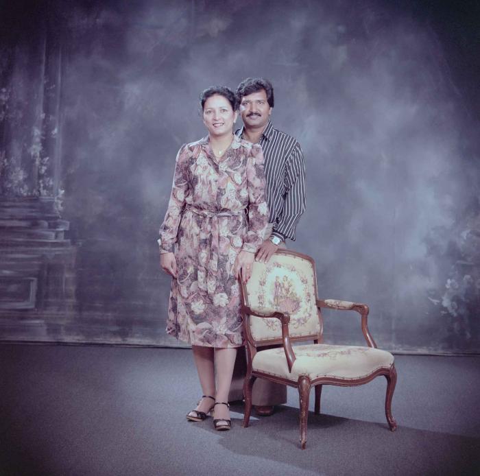 [Photo of Hari Tatlay and his wife]