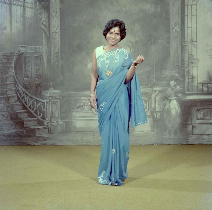 [Portrait of Mrs. M. Thiagarajah]