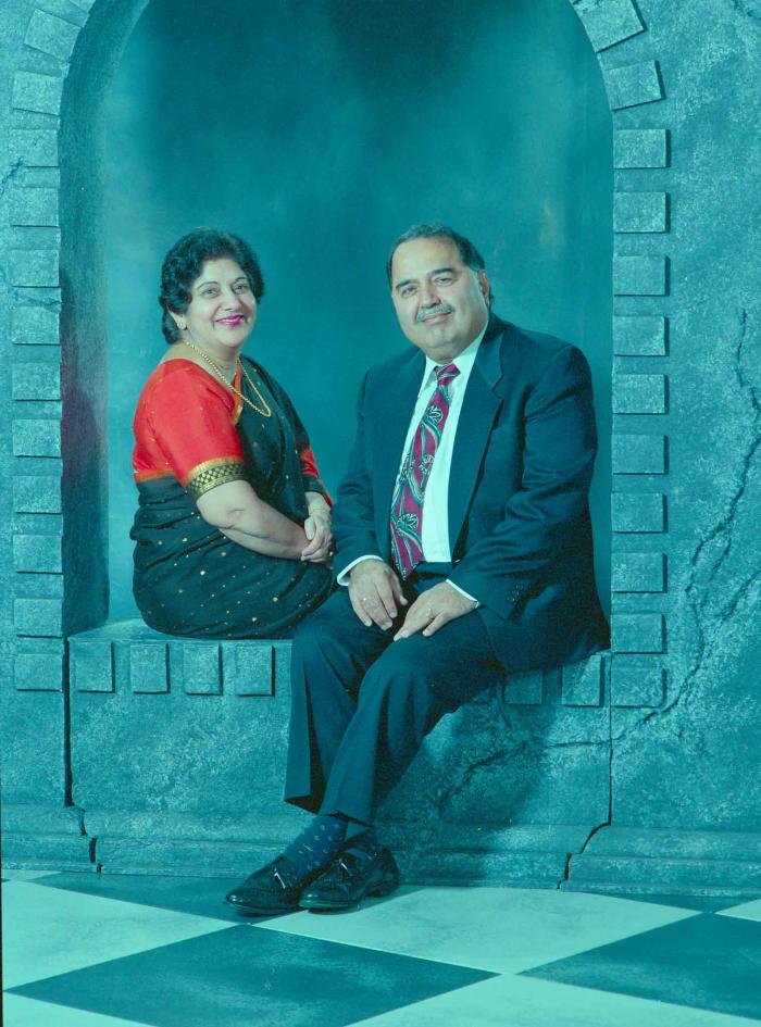 [Portrait of Dave and Kavita Talwar]
