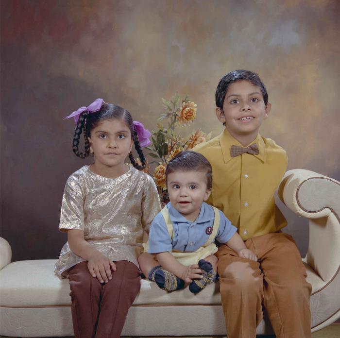 [Group photo of unidentified children]