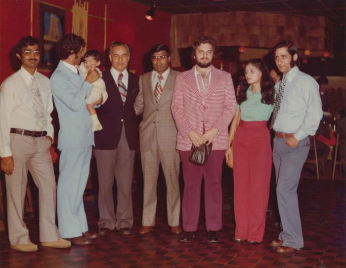[Group photograph of Dr. Gurdev Singh Gill and others]