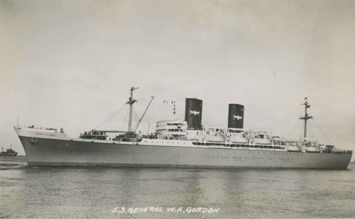 [Photograph of S. S. General W. H. Gordon]