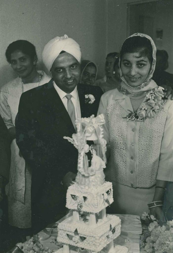 [Photograph at a wedding]