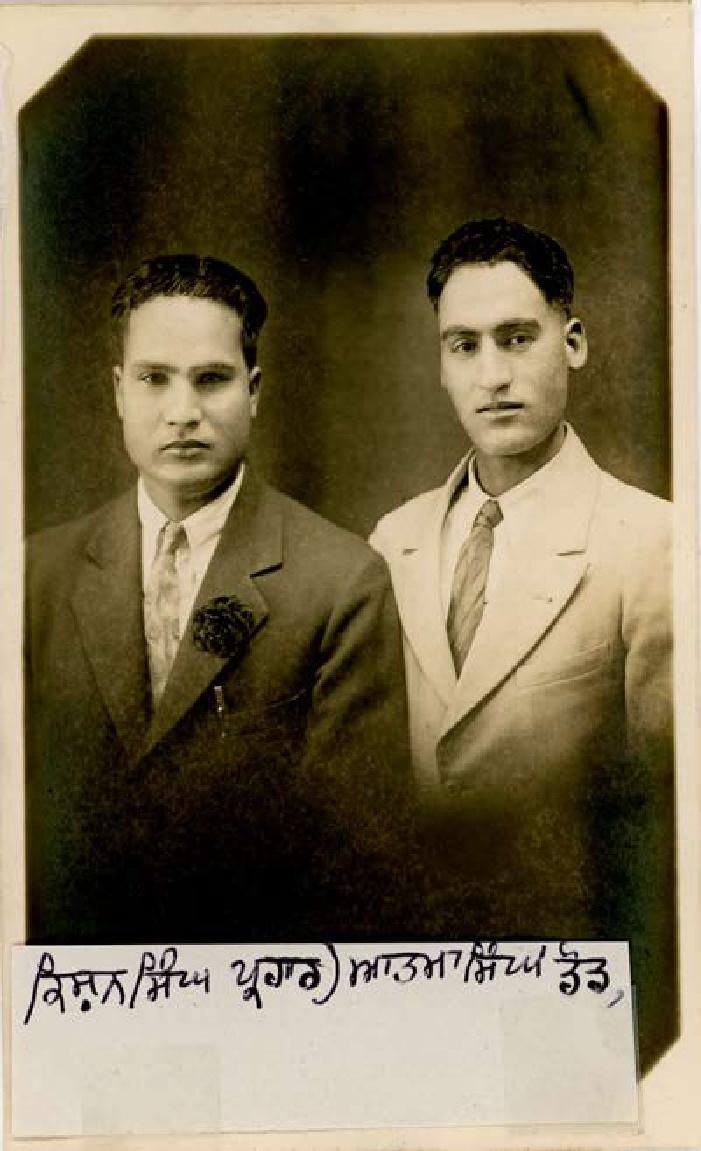 [Photograph of Kishan Singh Parhar and Atma Singh Dodd]