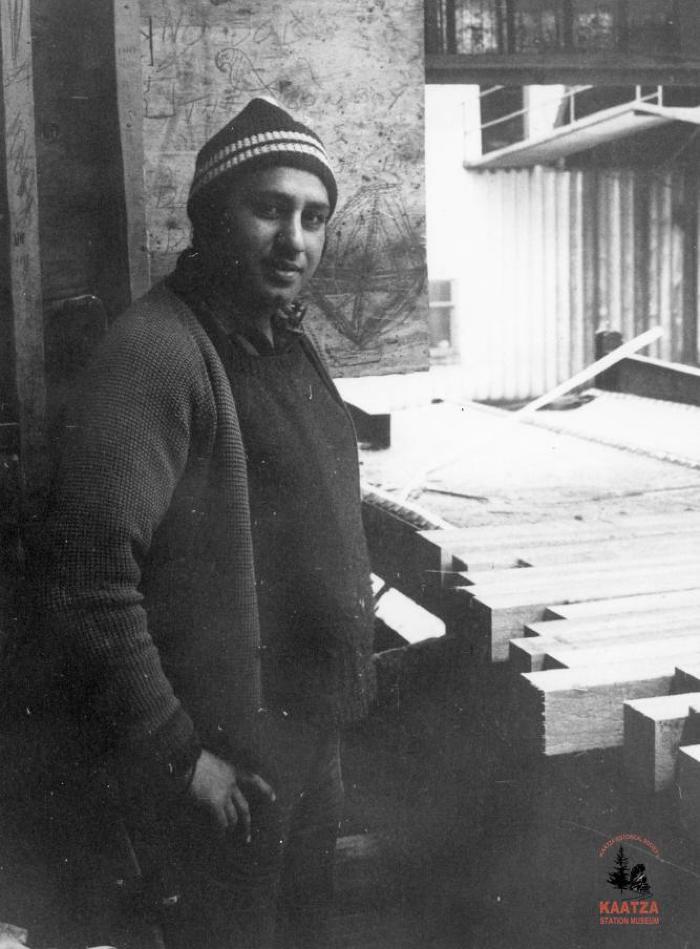 [Portait of lumber grader Darshan Athwal at the CIPA Sawmill in Nanaimo, B.C.]