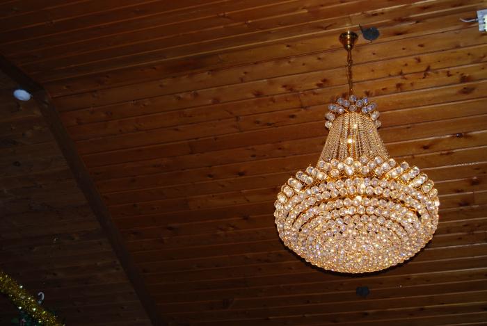 [Photo of a chandelier]