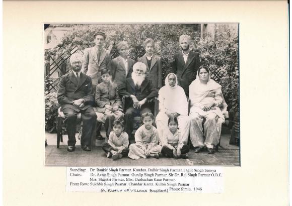 [Group photo of the Parmar family]