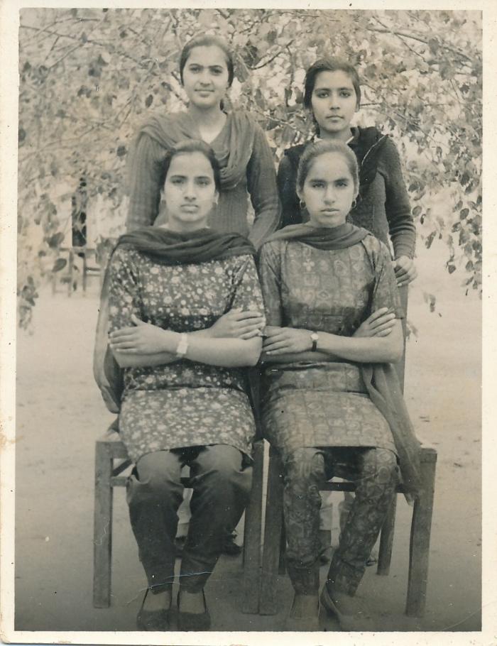 [Group photo of Rajinder Singh Gill with wife]