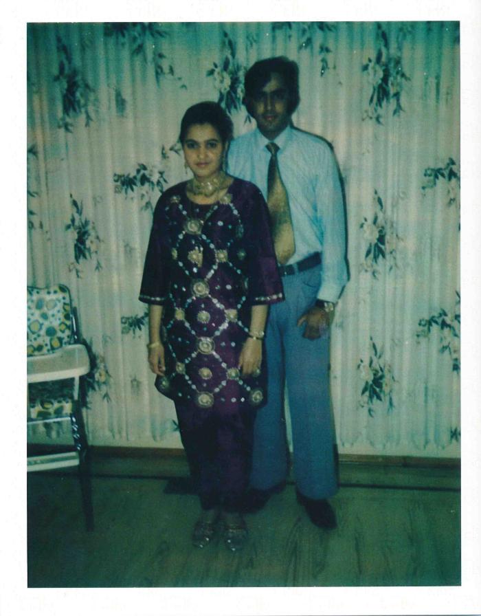 [Group photo of Rajinder Singh Gill with wife Manjit Gill]