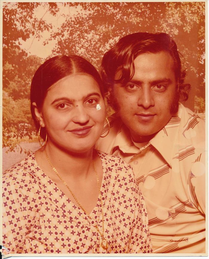 [Photo of Rajinder Singh Gill and Manjit Gill]