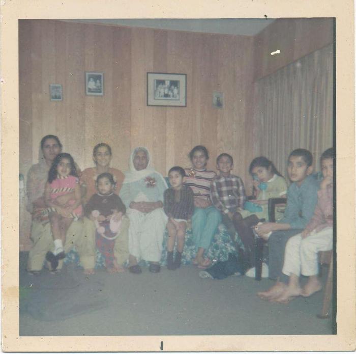 [Group photo with wife of Komagata Maru passenger]