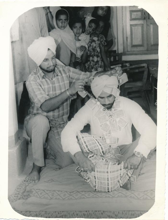 [Photo of Surjit Singh Tatla on his engagement]