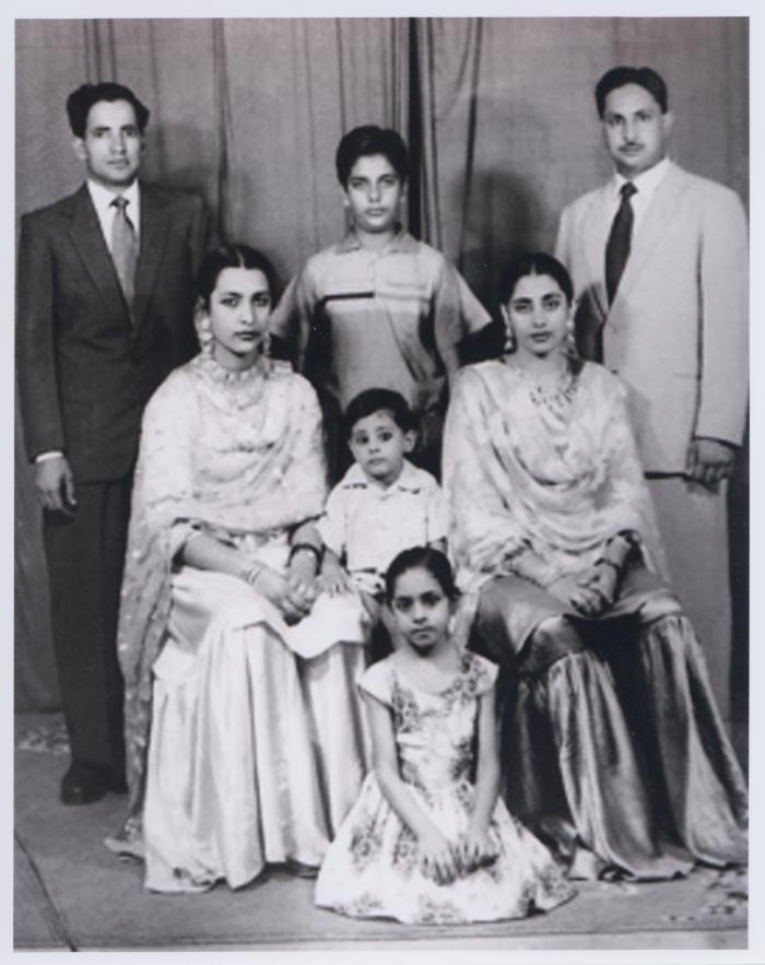 [Group photograph of Ahmed family]