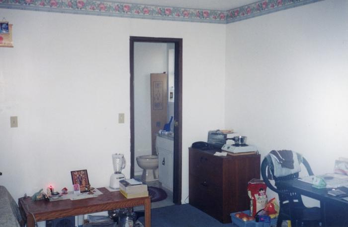 [Photo of Subbu Govindarajapuram's first room, Vancouver, B.C.]