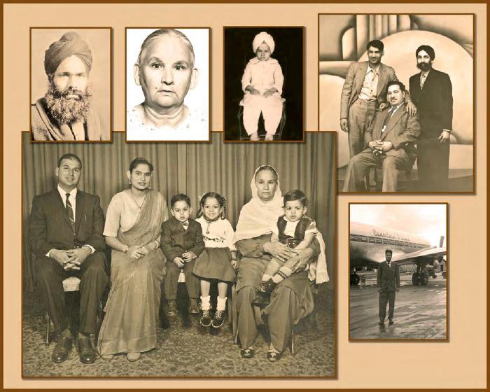[Collage of Dhaliwal family]