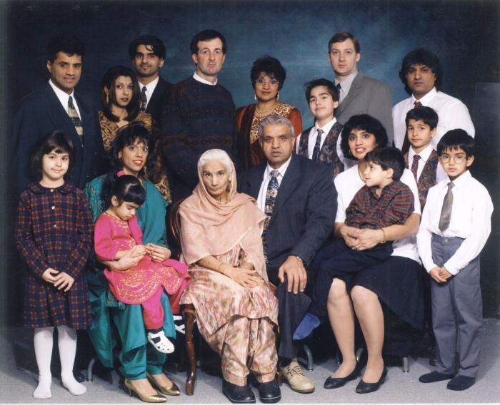 [Group photo of the Dhaliwal family]
