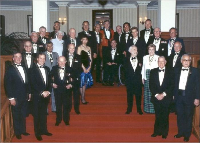 [Photograph of the 1990 Order of BC recipients]