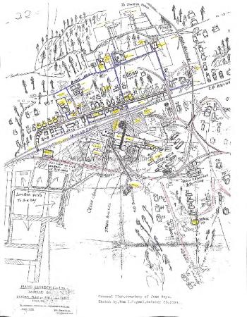 Mayo Lumber Co. Ltd. Sahtlam BC : general plan of mill and yard